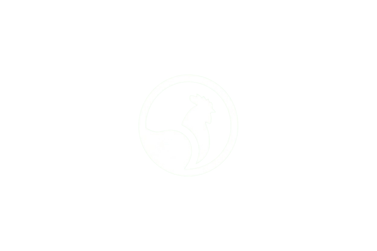Maison des poules logo blanc